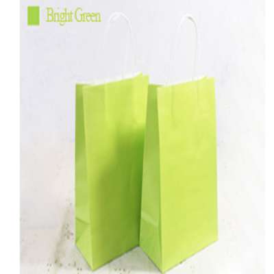 Fast production coated paper shopping bag , custom paper bag MOQ 500Pcs