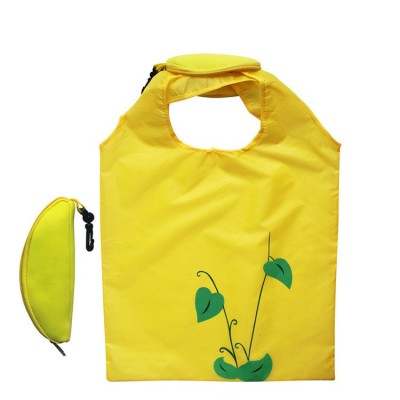 Wholesale cheap polyester foldable banana shopping bag