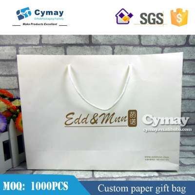 Whole sale paper shopping bag custom printed kraft soap bag