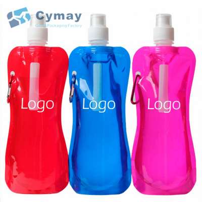 Custom print foldable water bottle