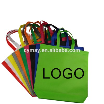 Hot selling custom print logo cheap laminated non woven tote bag