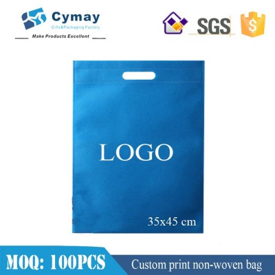 Blank non woven fabric bag grocery bag 35x45 cm