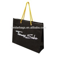 Non Woven Reusable Shopping Bag Carry With Rope Handles